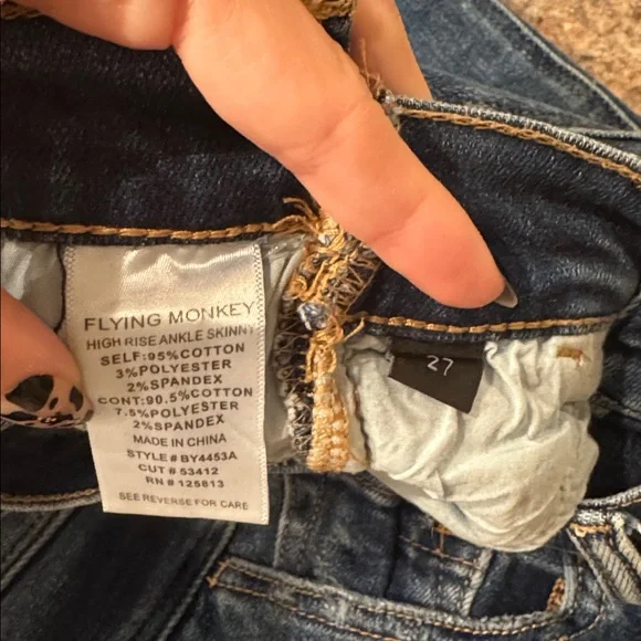Flying Monkey Blue Jeans - Picture 4 of 6
